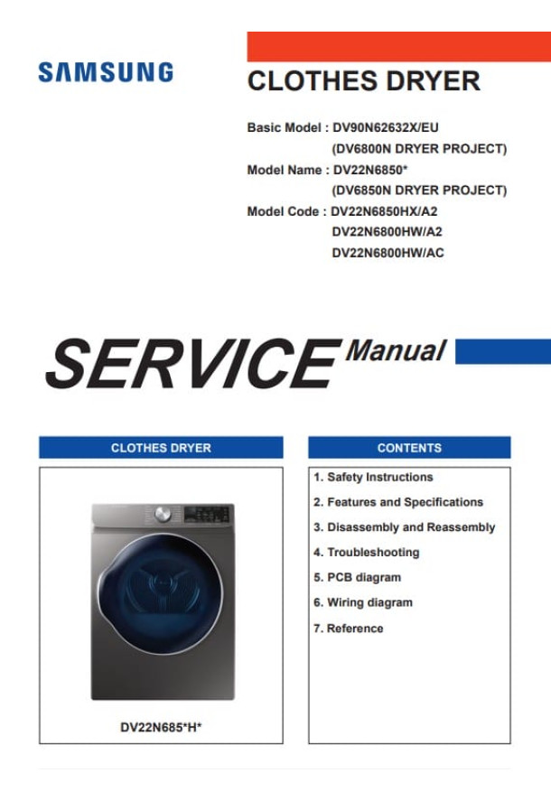 DV90N62632X, DV22N6850x, DV22N6850HX, DV22N6800HW